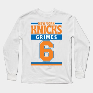 New York Knicks Grimes 6 Limited Edition Long Sleeve T-Shirt